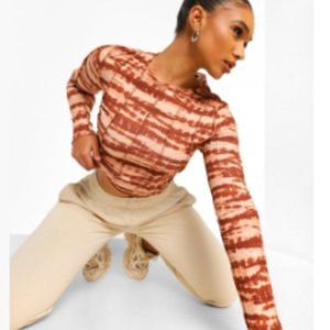 Boohoo The Mix & Match Oversized Jogger in Sand